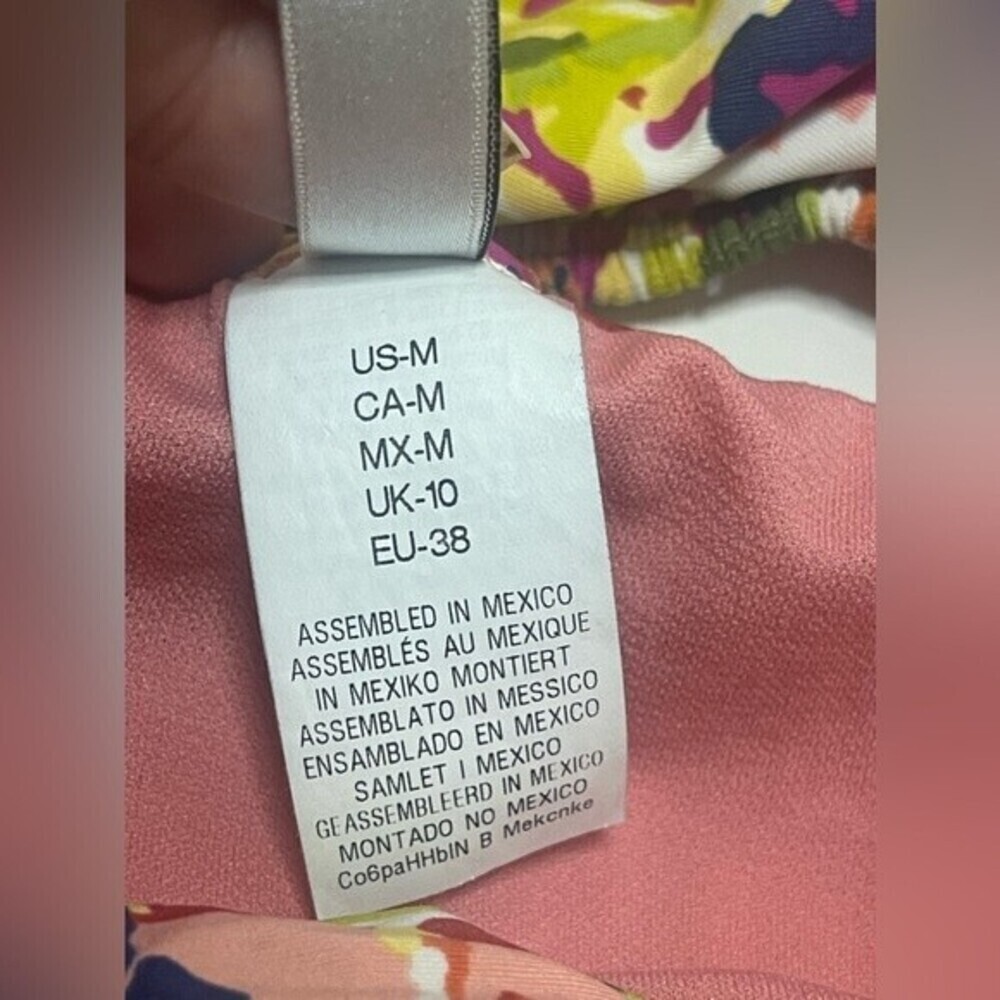 Lucky Brand Desert Oasis Medium Bandeau with Straps Bikini - Picture 4 of 10